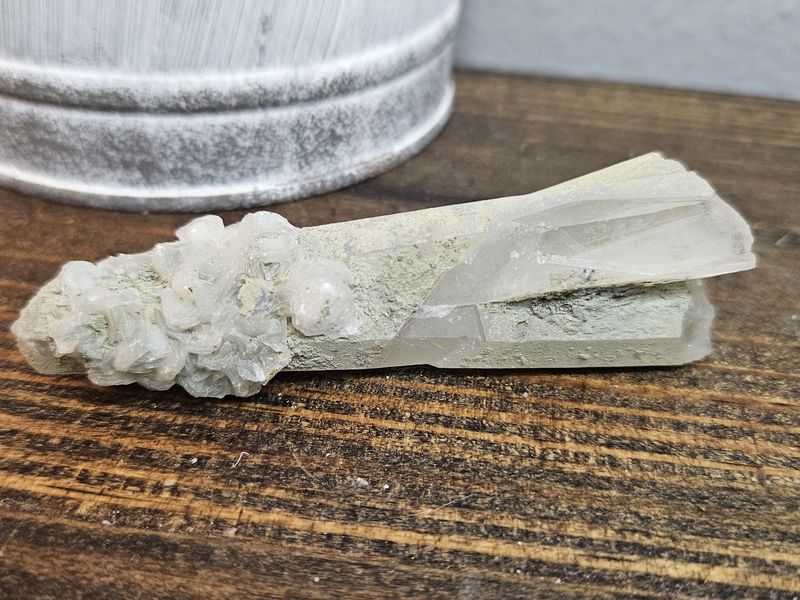 Candle Quartz w/Calcite