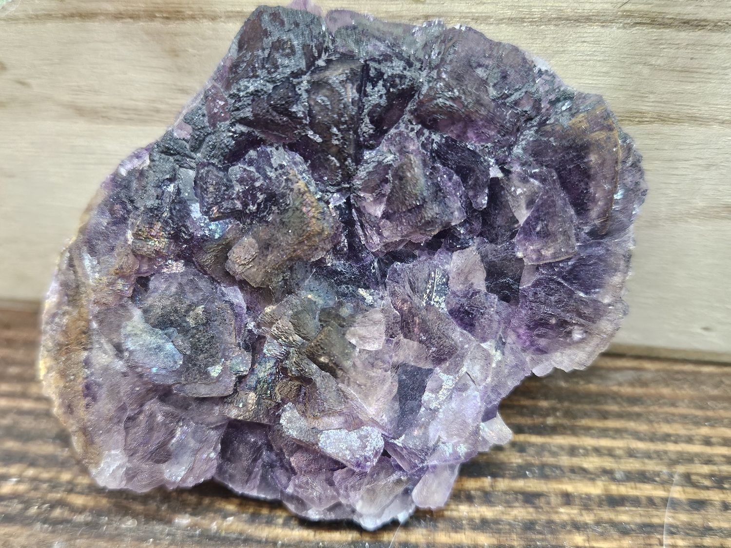 Iridescent Rainbow Fluorite