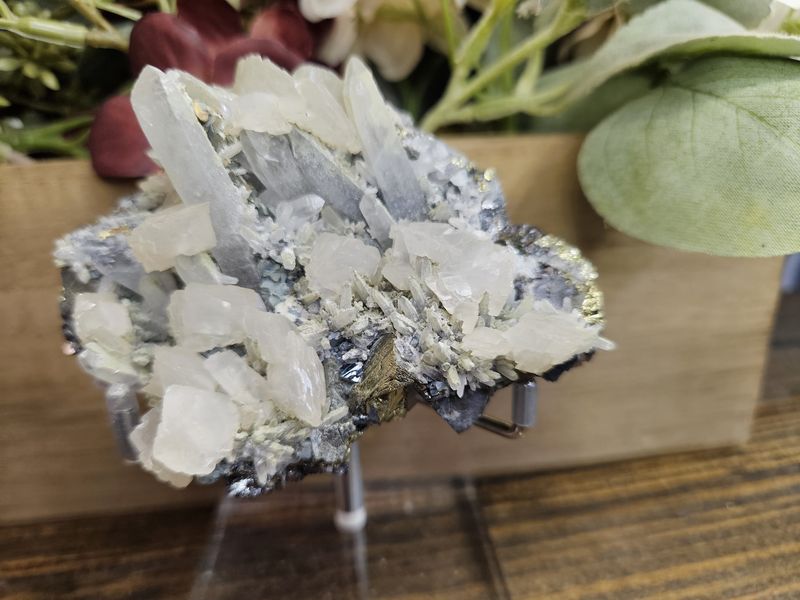 Beautiful Quartz w/Pyrite from Bulgaria