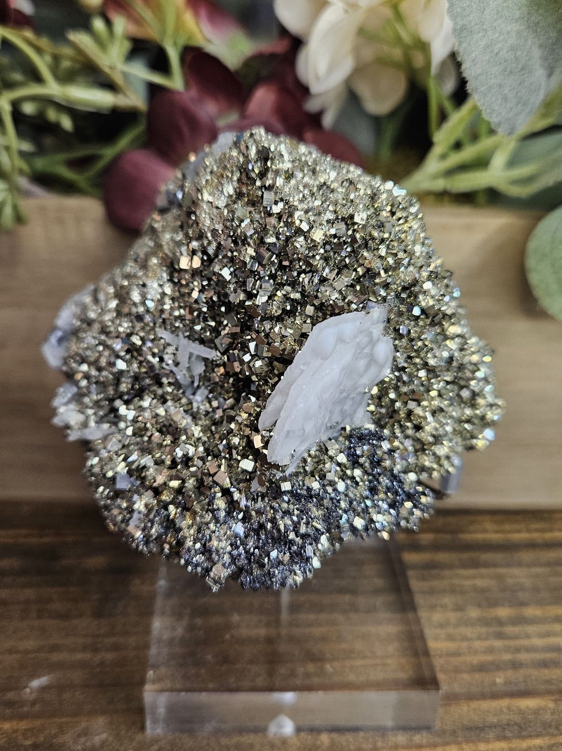 Golden Pyrite w/Calcite, Sphalerite and Quartz