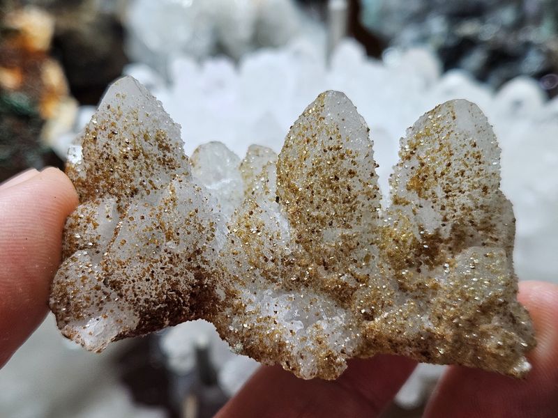 Quartz w/Rhodochrosite