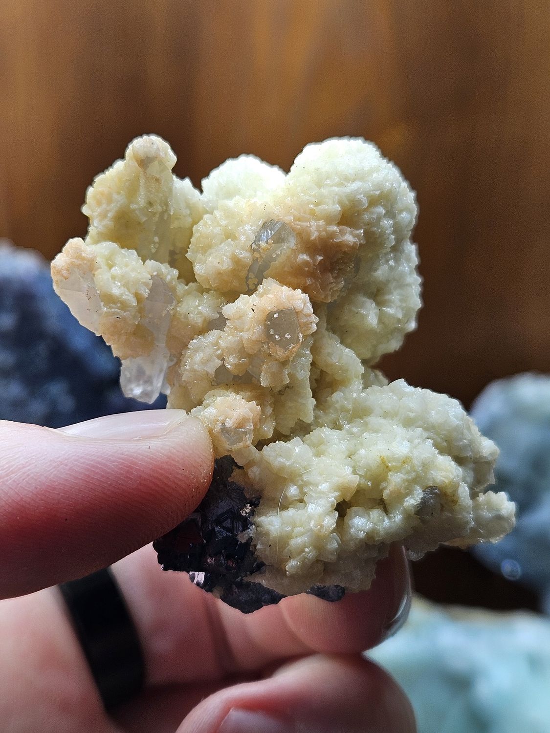 Quartz w/Limonite, Hematite, Calcite &amp; Galena