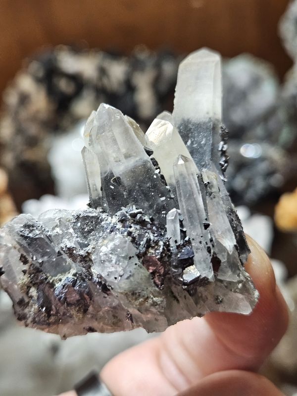 Quartz w/Sphalerite &amp; Galena #2
