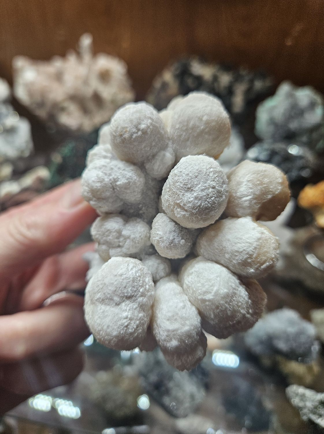 Aragonite Speleothem Cluster.  Great piece!