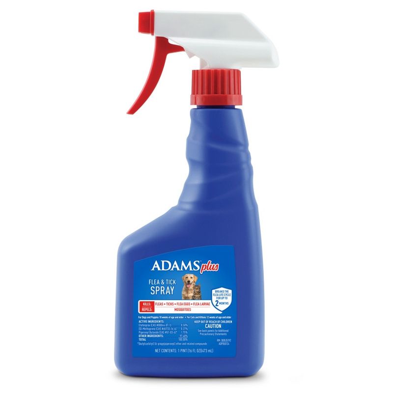 Adams Plus Flea &amp; Tick Spray 1ea/16 fl oz