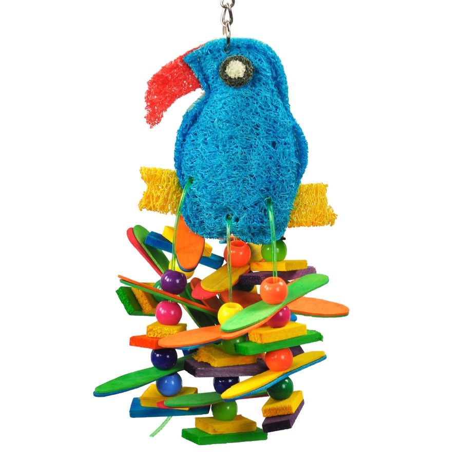 A &amp; E Cages Happy Beaks Toucan Sam Bird Toy 1ea/One Size