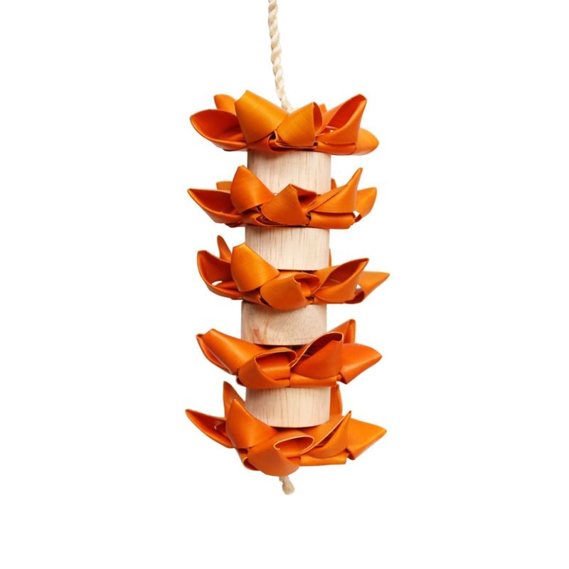 A &amp; E Cages Happy Beaks Hot Flames Small Bird Toy 1ea