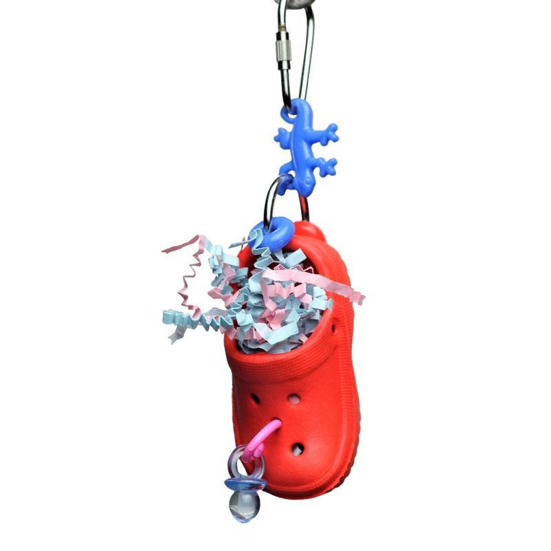 A &amp; E Cages Happy Beaks Croc-Fetti Bird Toy 1ea/One Size