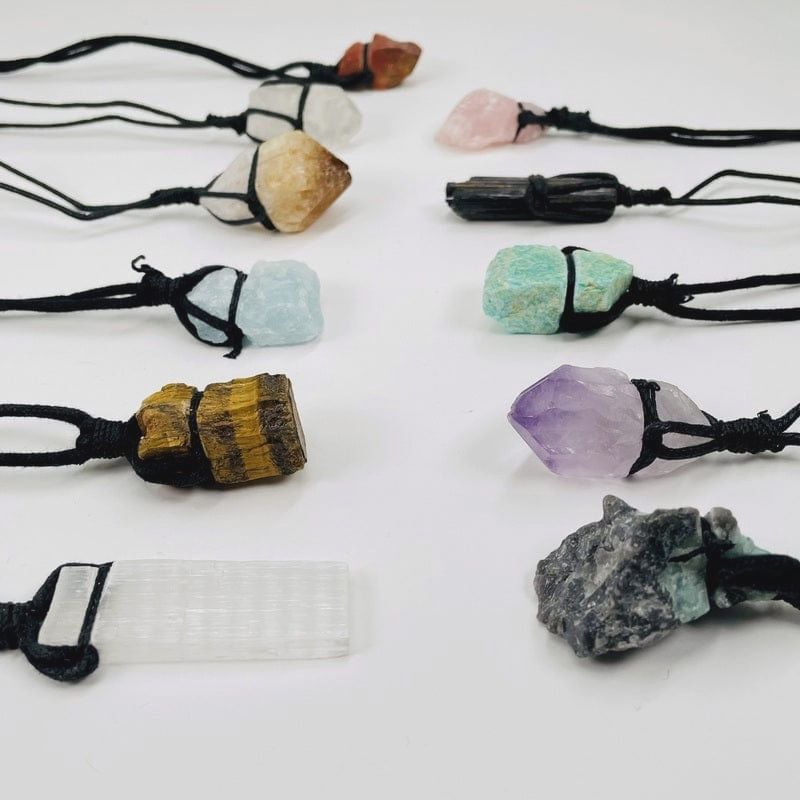 Crystal On Cord Necklace