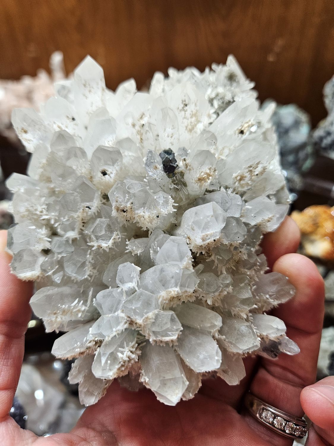 Quartz with Calcite
