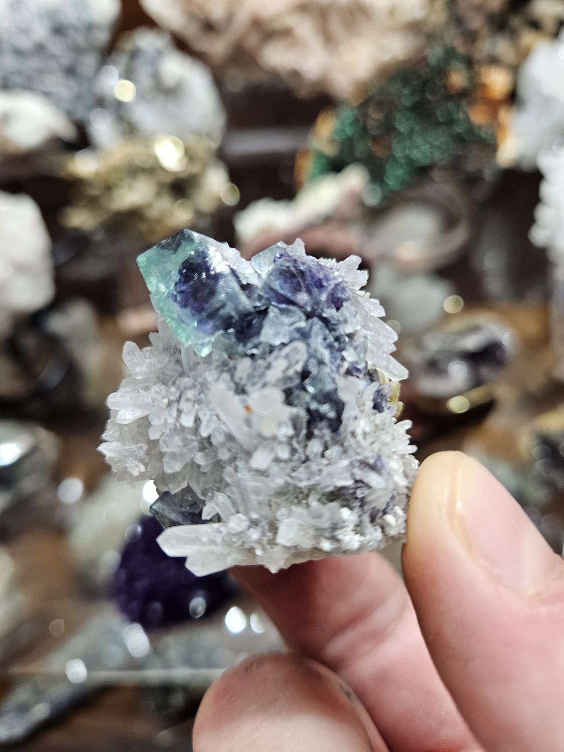 Yindu Fluorite with Quartz