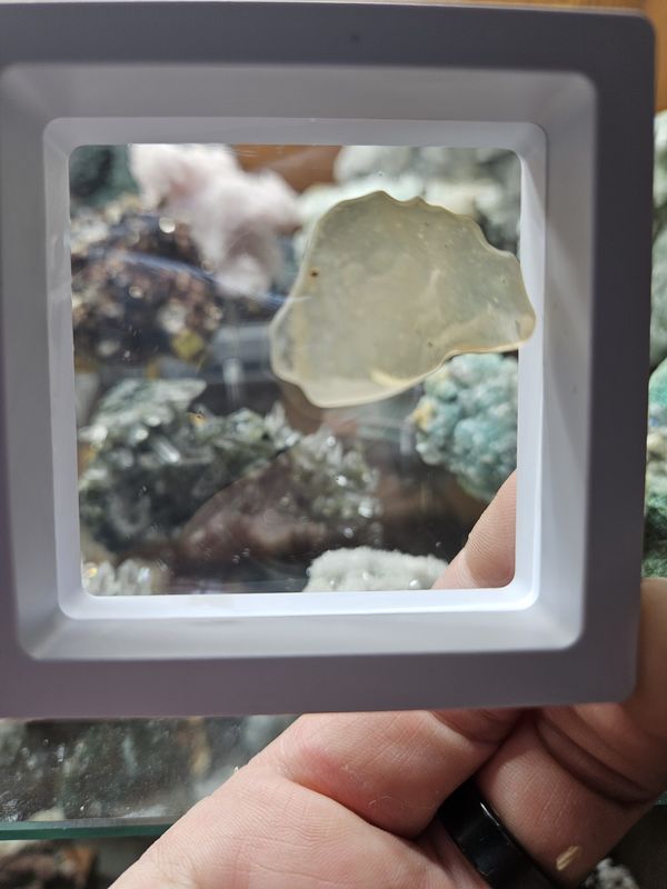 Libyan Desert Glass w/display case and C.O.A.