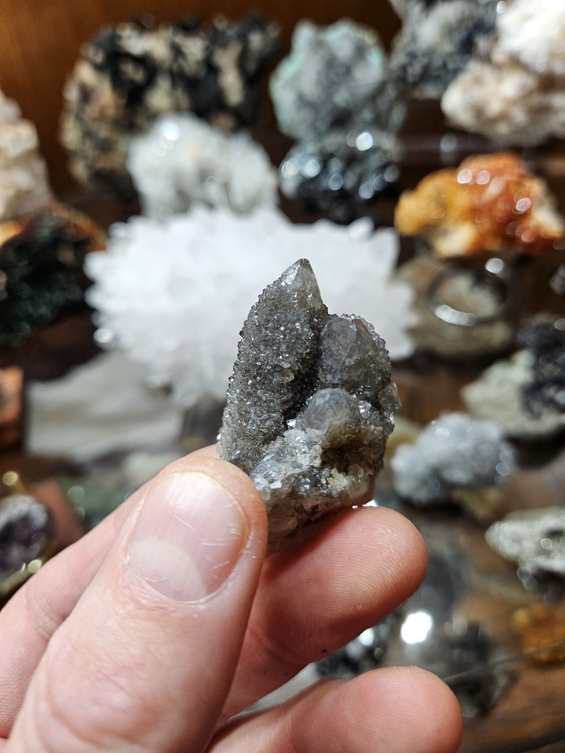 Black Spirit Quartz.  Very hard to find!