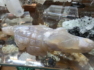 Flower Agate Alligator