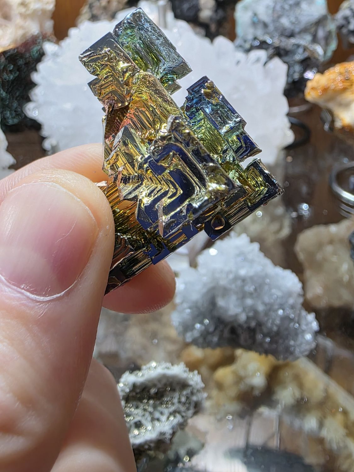 Rainbow Bismuth Cluster, small