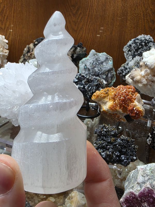 Selenite Spiral Tower