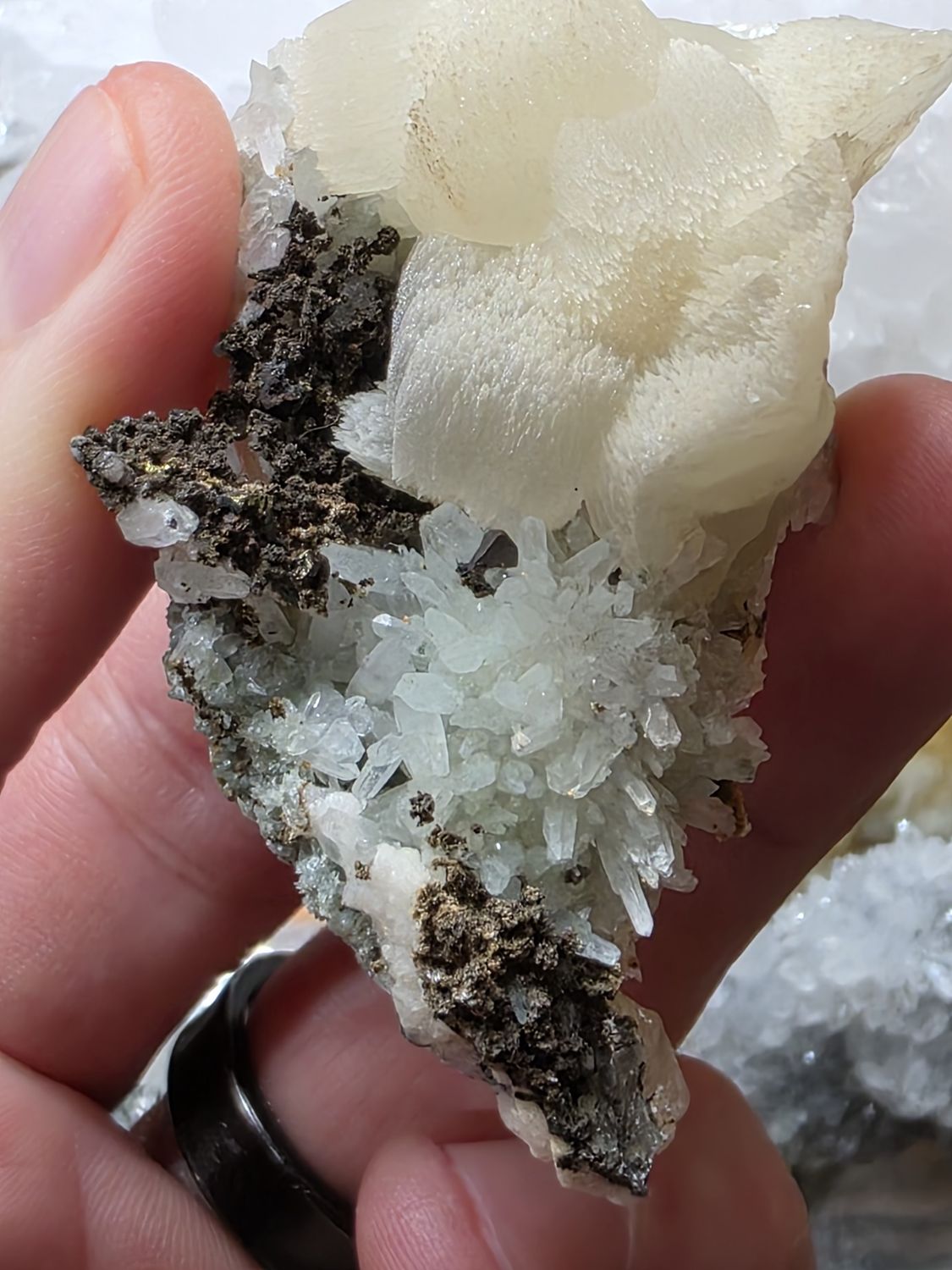 Calcite w/Quartz #8