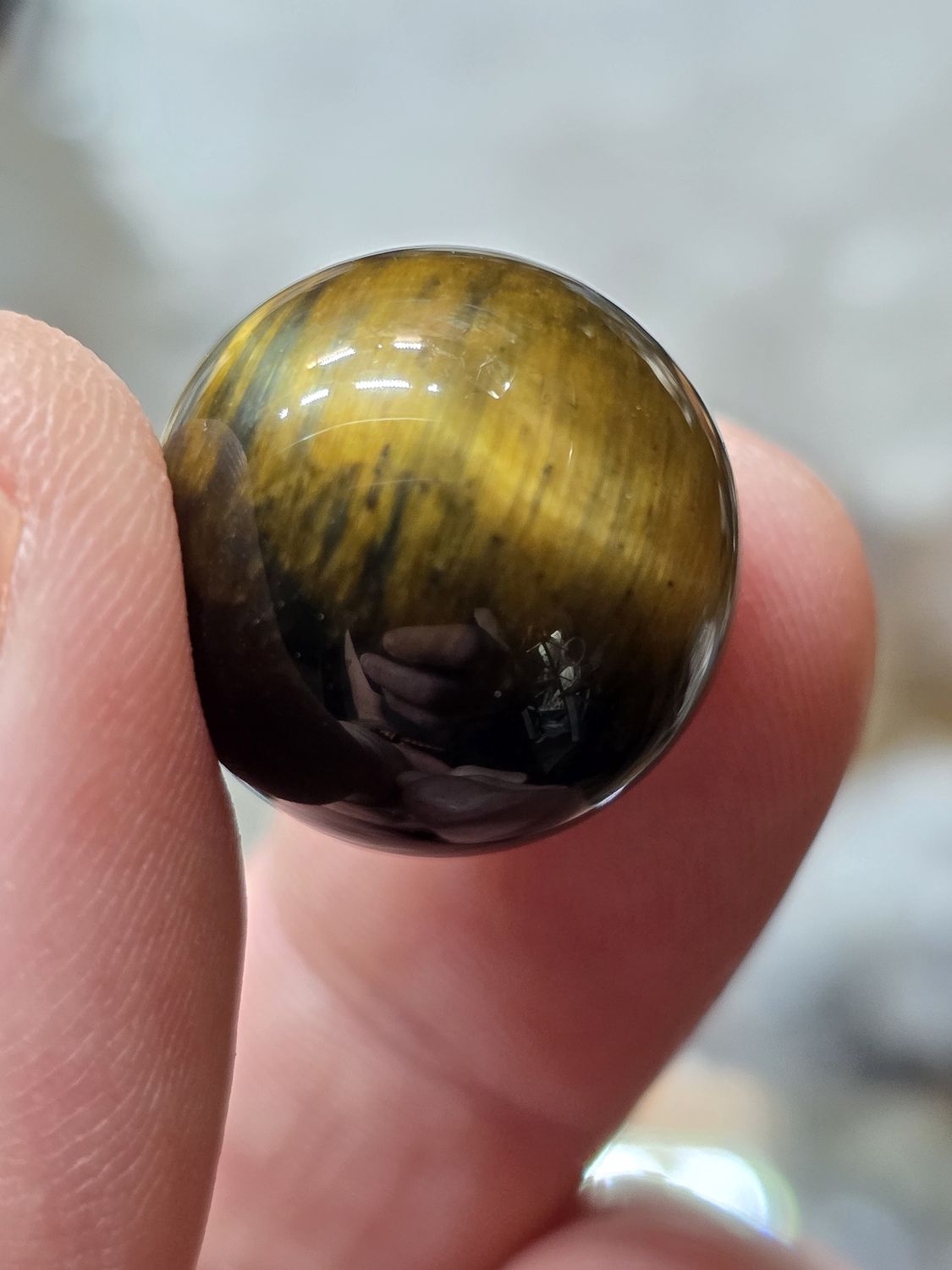 Small polished spheres.  Marble sized