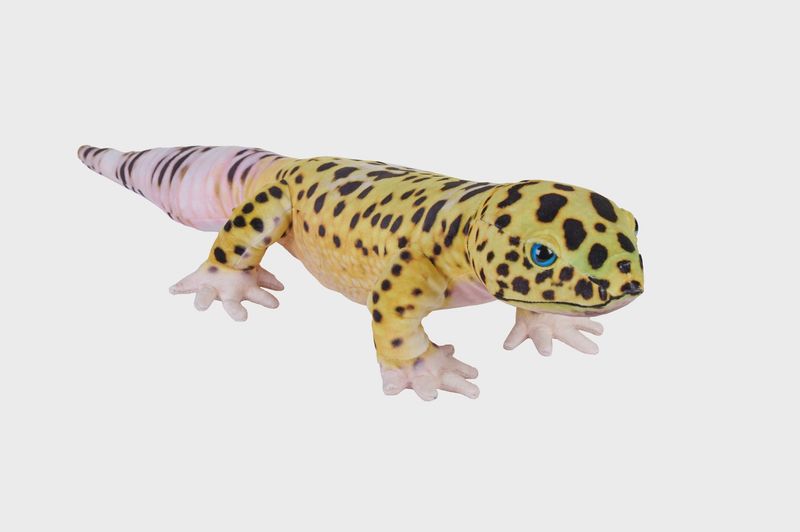 Living Leopard Gecko Stuffed Animal 24&quot;