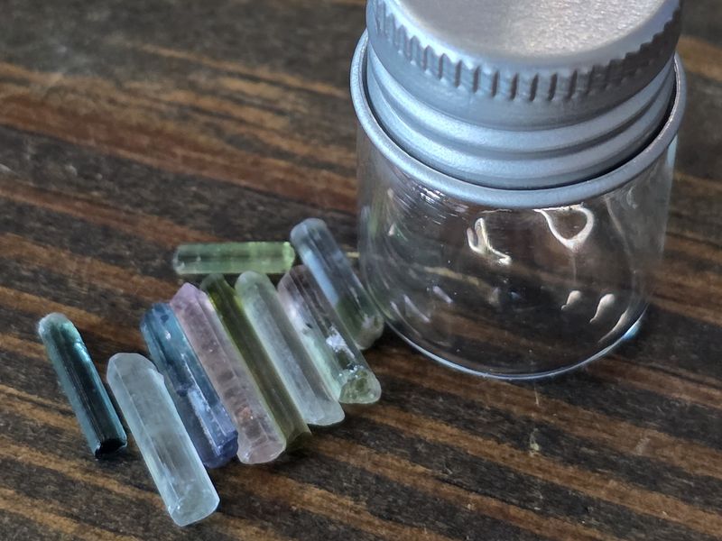 Tourmaline in a jar