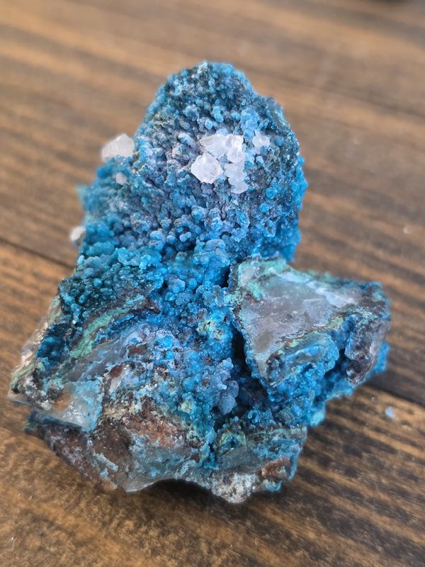 Chrysocolla on Quartz, #2.