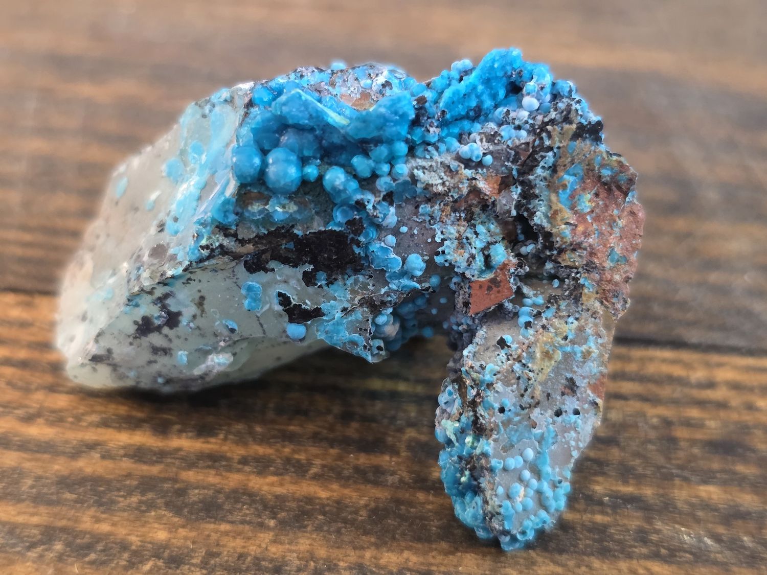 Chrysocolla on Quartz #3