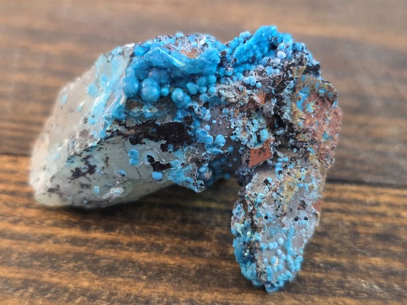 Chrysocolla on Quartz #3