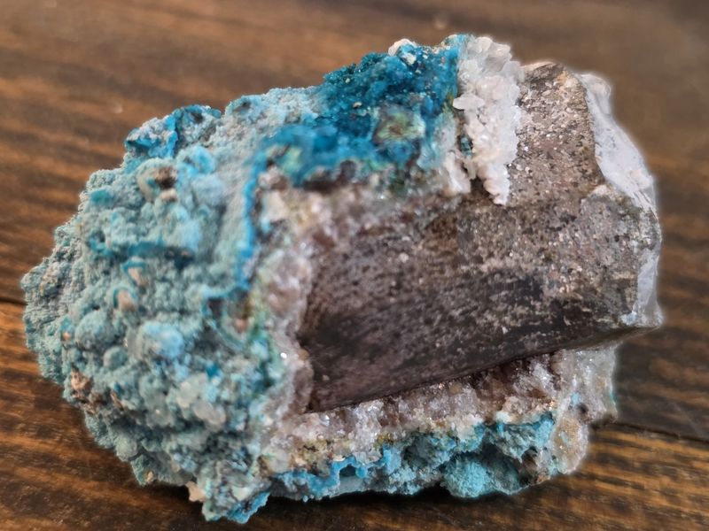 Chrysocolla on Quartz #4