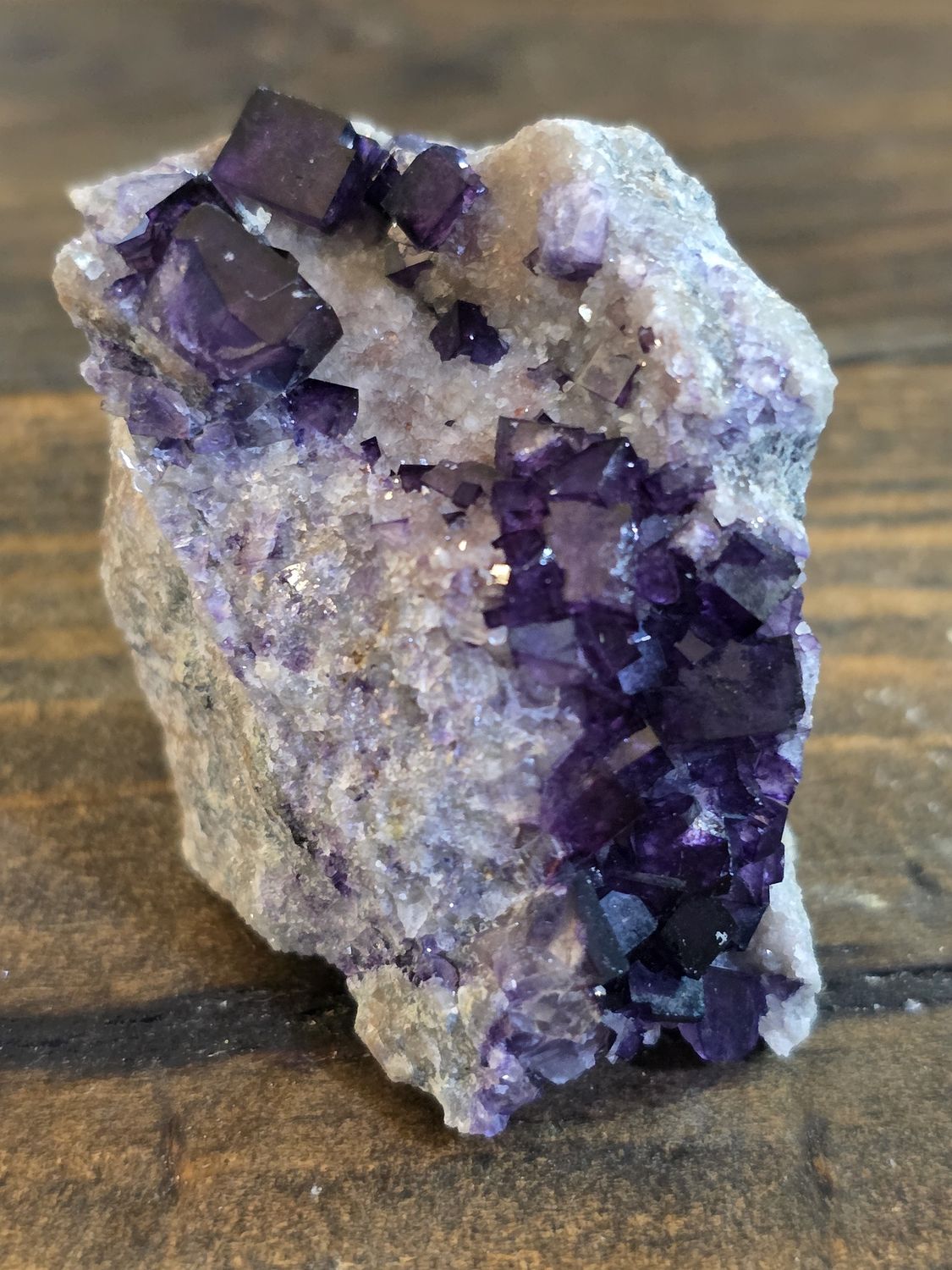 Thunder Bay Fluorite w/druzy Quartz