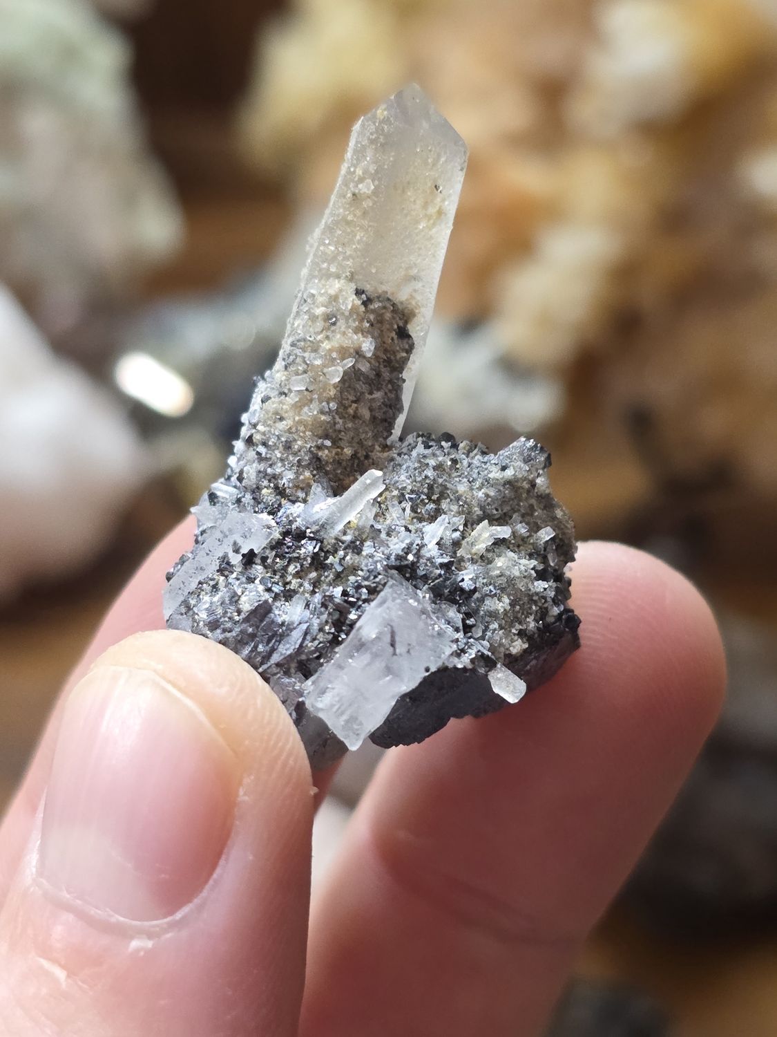 Quartz w/Galena &amp; Sphalerite #2