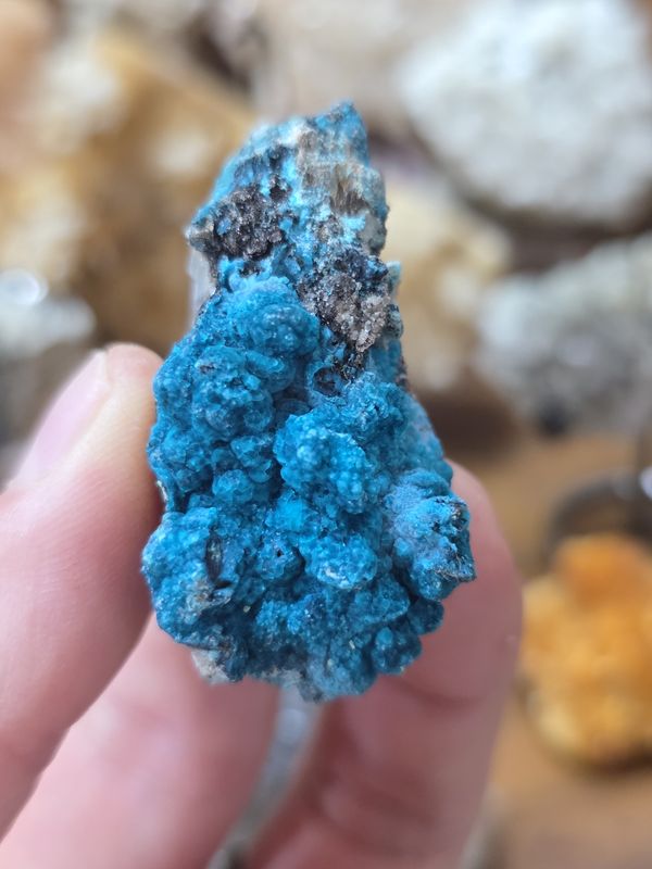 Chrysocolla on  Quartz #10