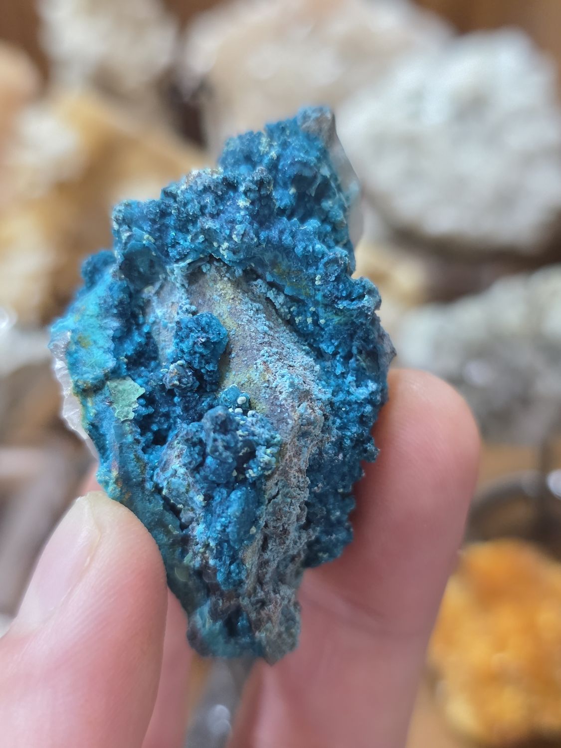 Chrysocolla on Quartz #7