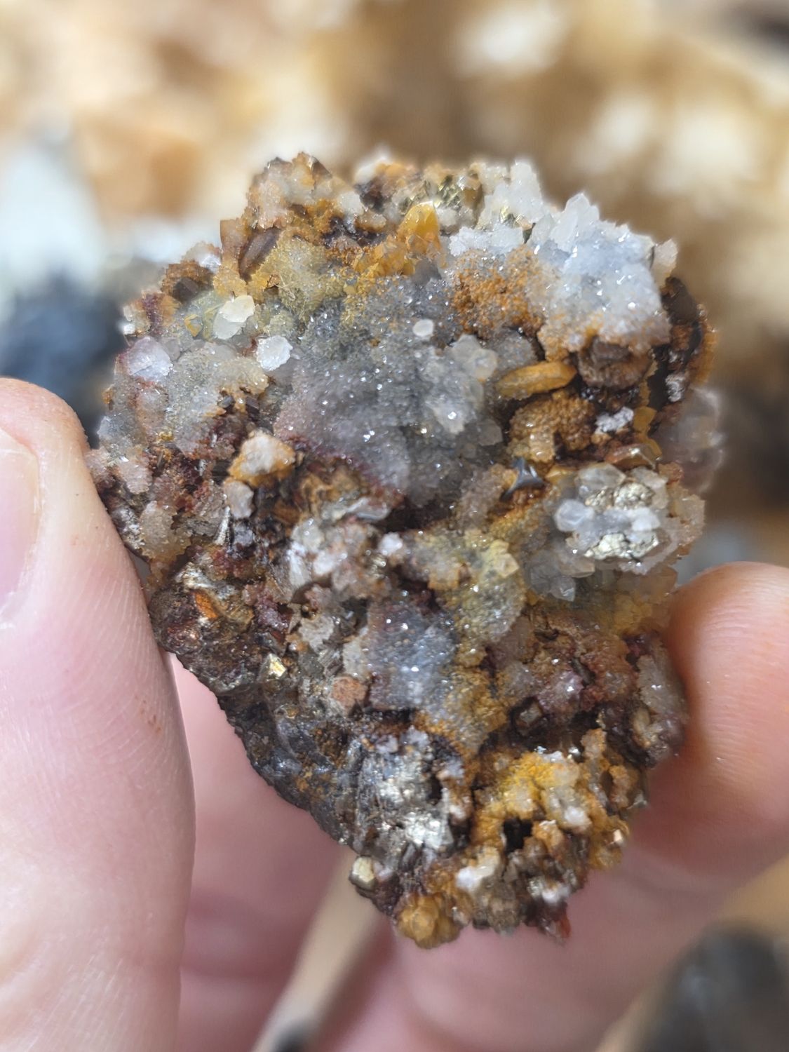 Pyrite, Quartz &amp; Limonite