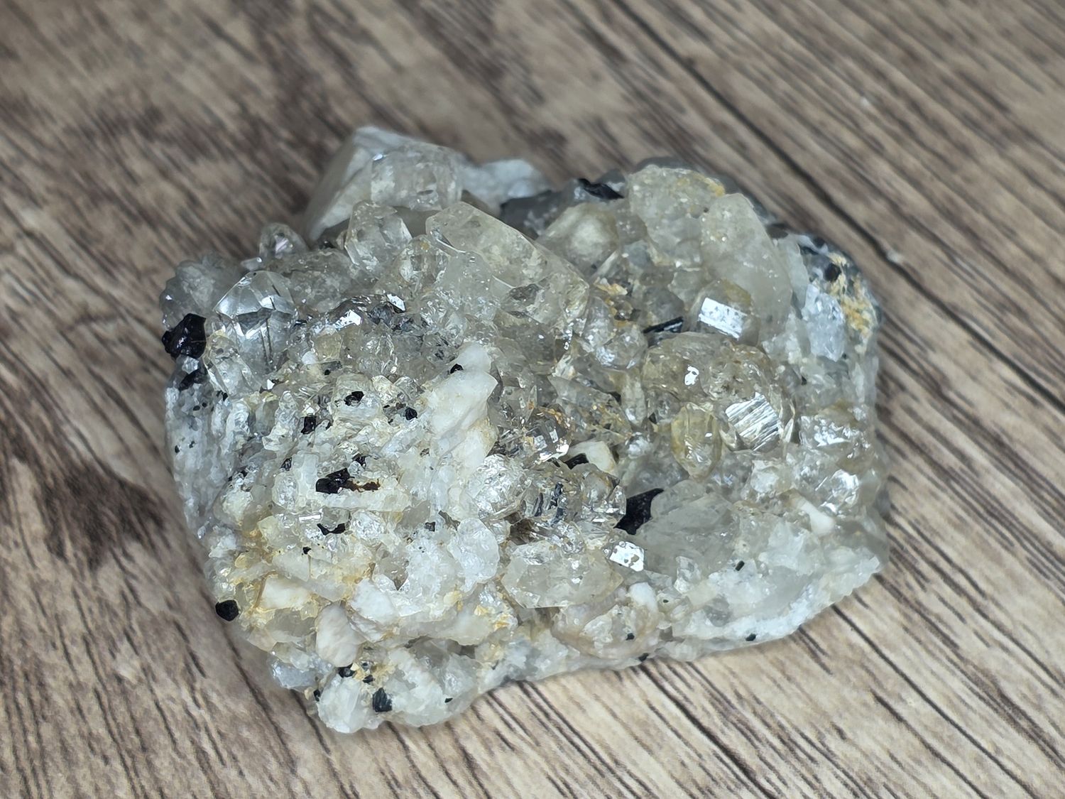 Quartz w/Topaz &amp; Tourmaline