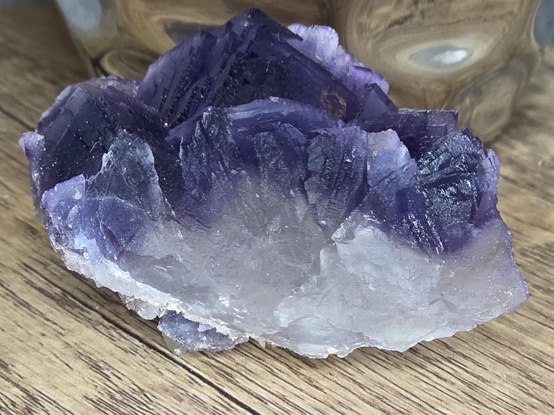 Purple/Blue Phantom cubic Fluorite