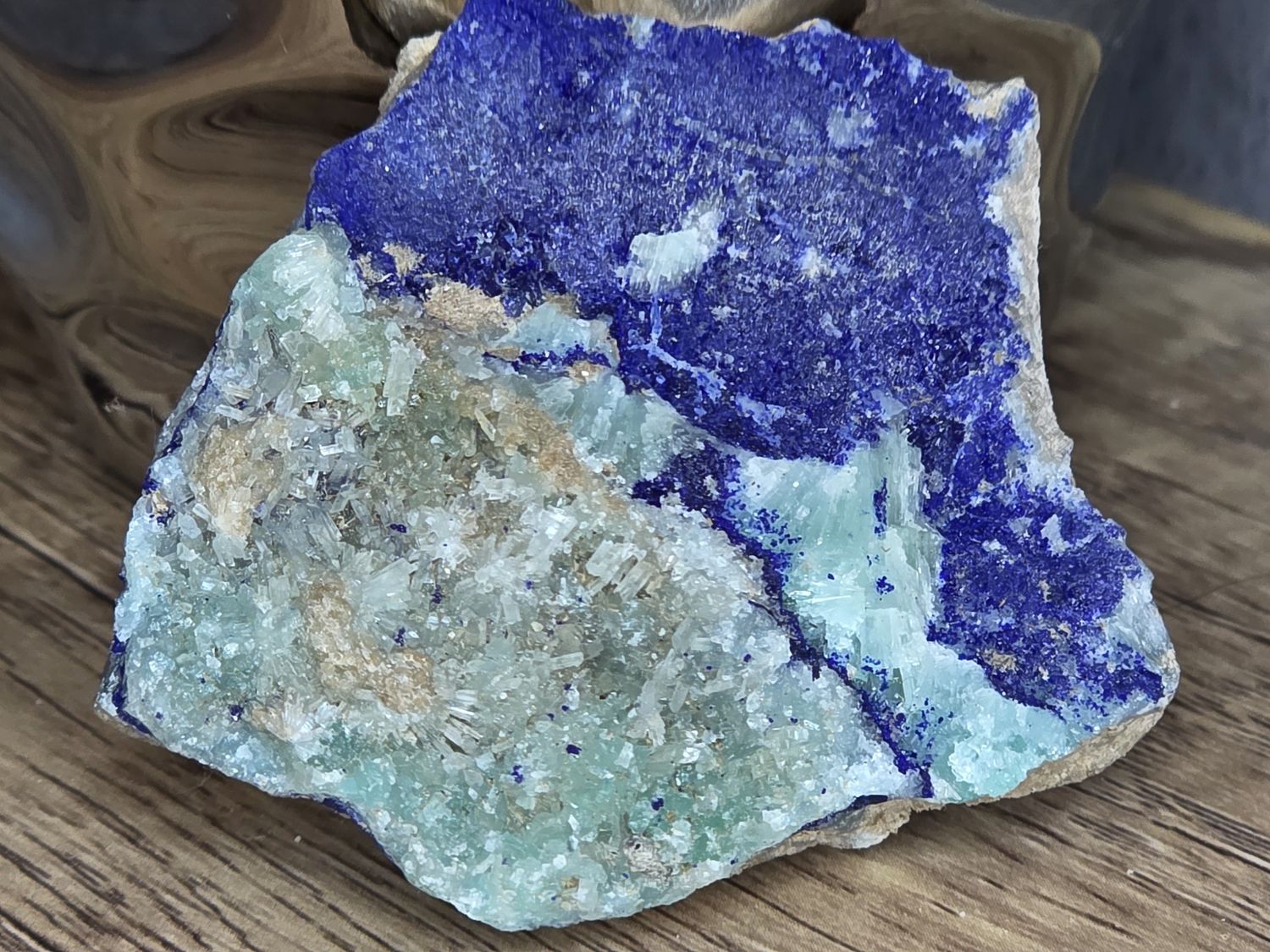 Aragonite w/Azurite #6
