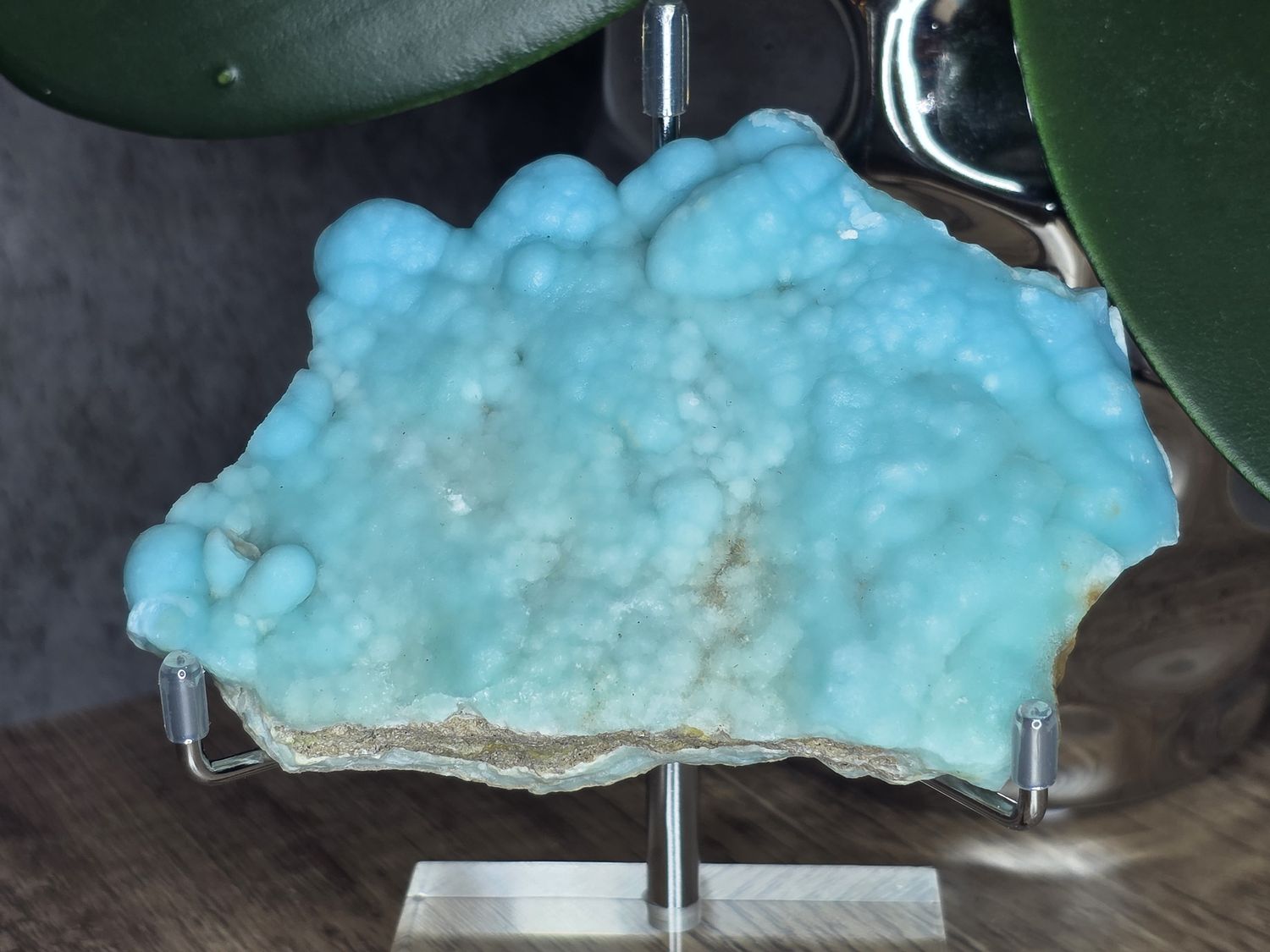 Blue Bubble Aragonite.  Amazing quality piece!