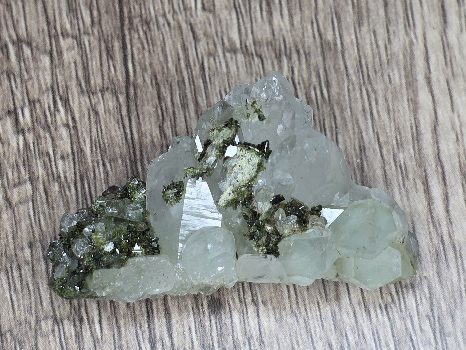 Epidote w/Quartz #7