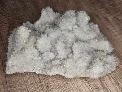 Quartz on Barite.  Rare piece!