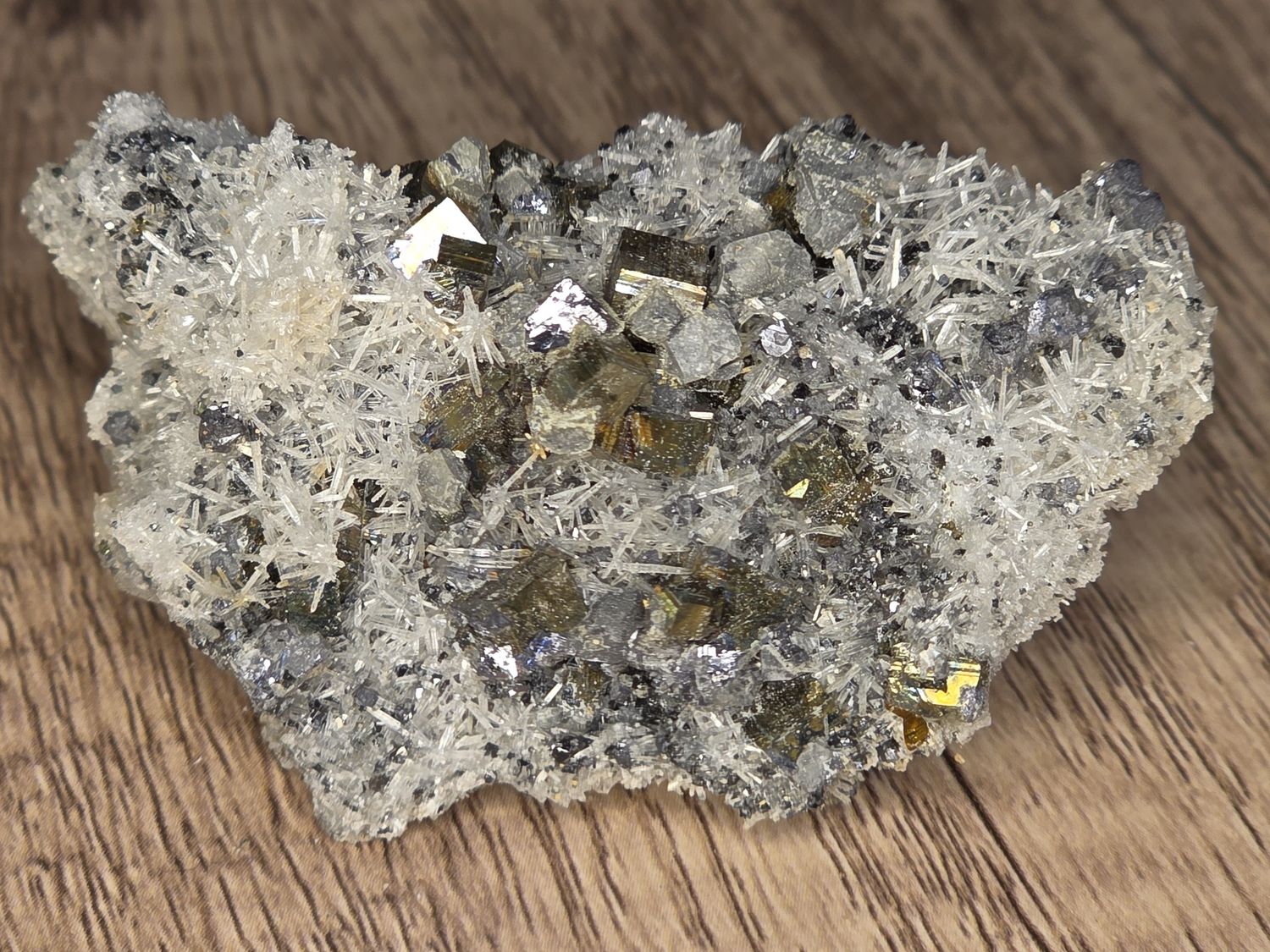 Needle Quartz w/Pyrite &amp; Galena #3