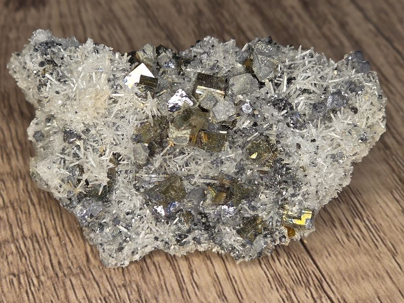 Needle Quartz w/Pyrite &amp; Galena #3