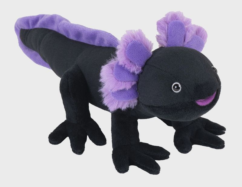 Mini Axolotl Black Stuffed Animal 8&quot;