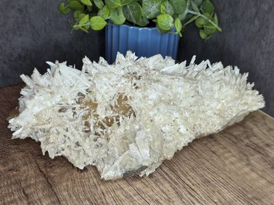 Large Druzy Scolecite on Heulandite.  AMAZING piece!