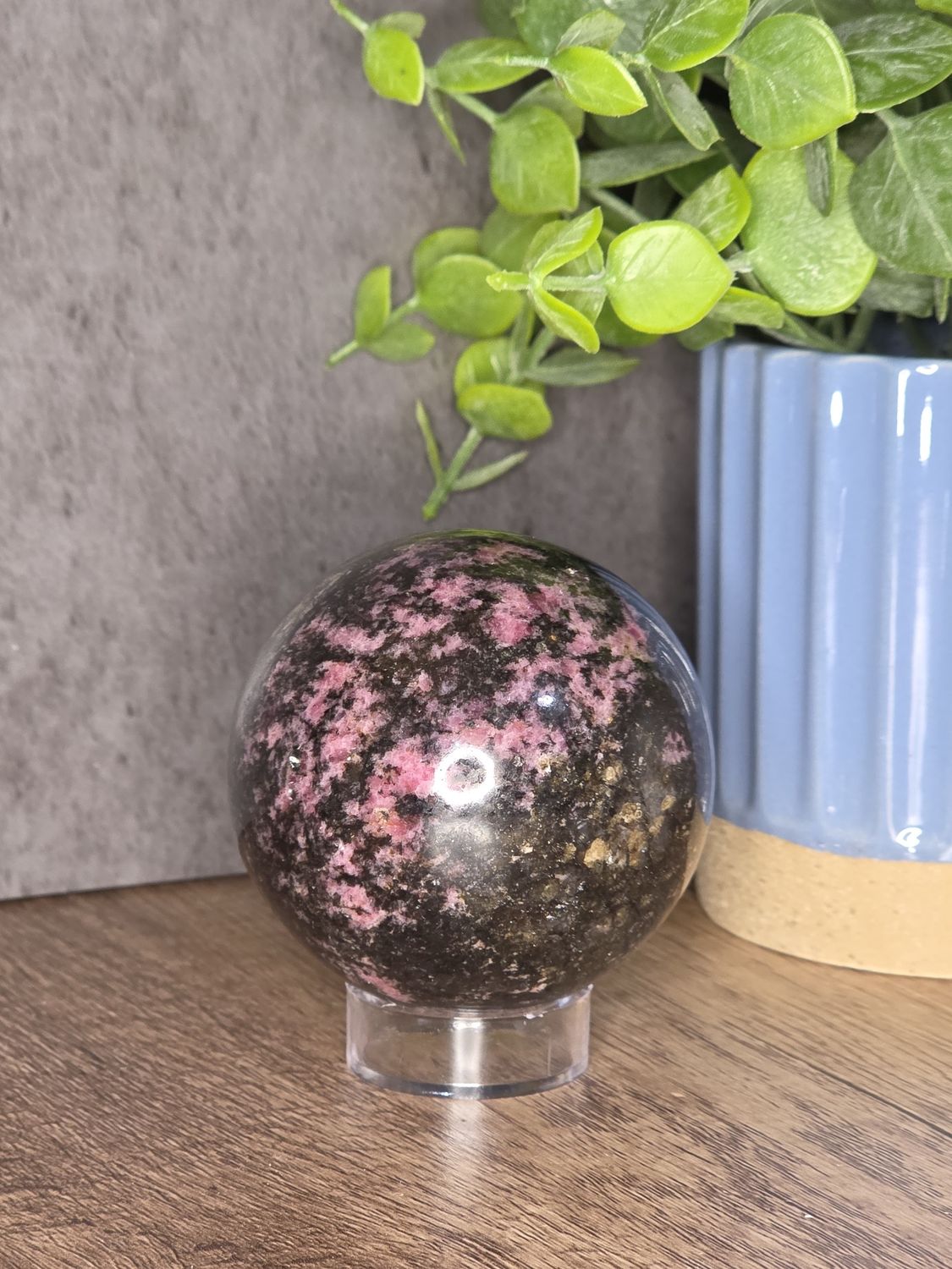 Rhodonite Sphere