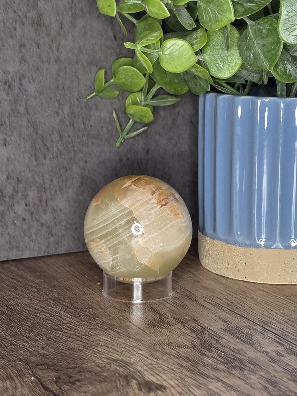 Green Onyx Sphere