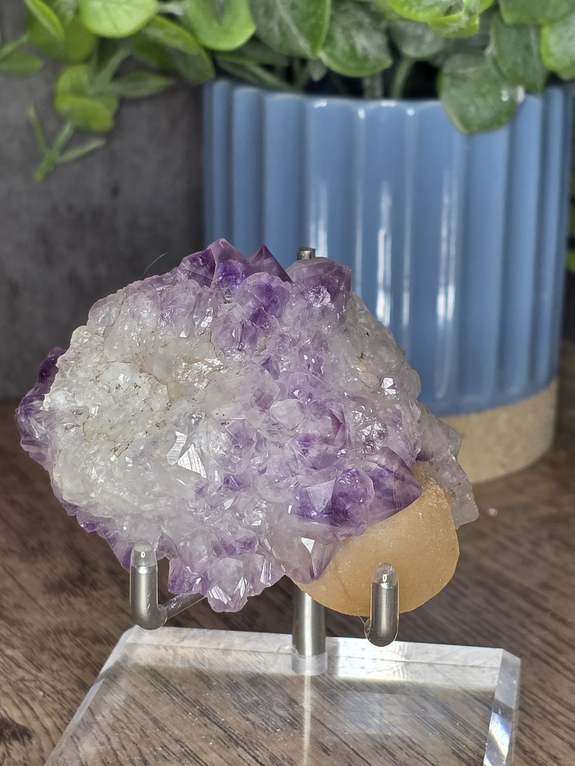 Purple Amethyst w/Fluorite