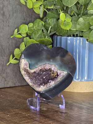 Amethyst Geode Heart.  Amazing piece!