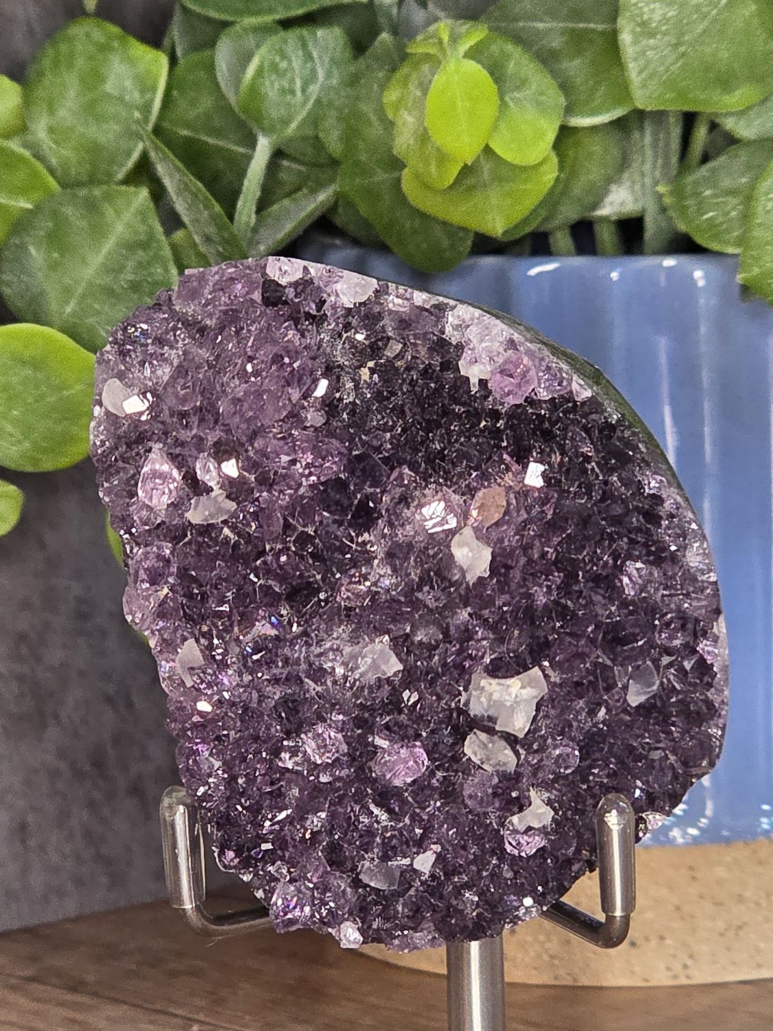 Purple Amethyst w/Calcite