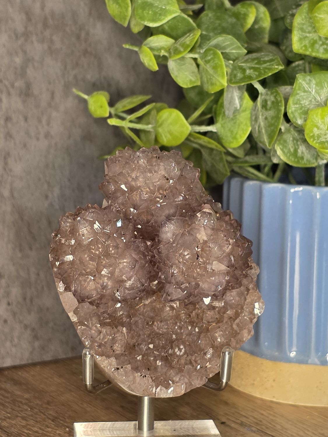 Purple Amethyst w/3 stalactites!