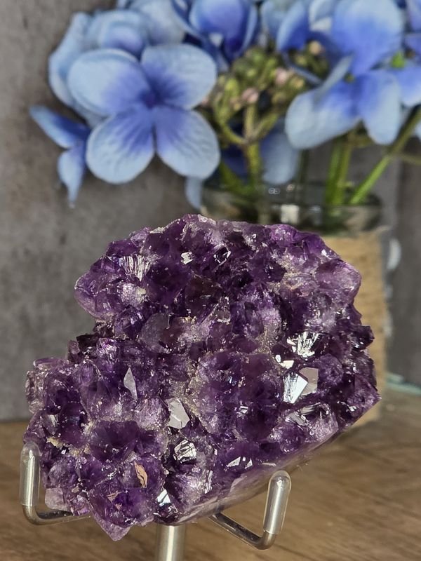 High quality, Purple Amethyst stalactite